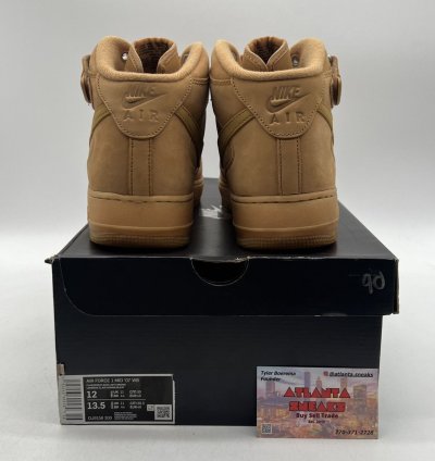 Air Force 1 Mid 07 Flax