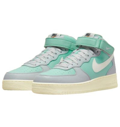 Air Force 1 Mid 07 Lx Grey Fog Sail-enamel Green Dq8766-002