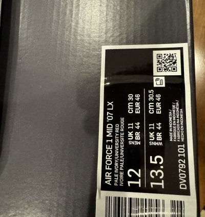 Air Force 1 Mid 07 Lx Tartan Plaid