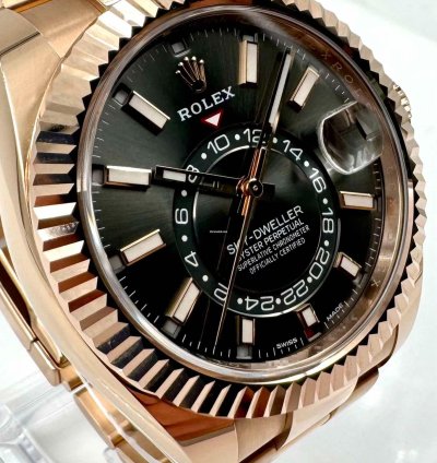 Rolex Sky-dweller 326935 Rose Gold Rhodium Dial Unworn 2023