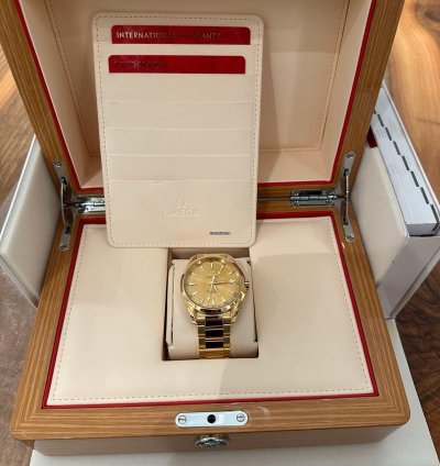 Omega Seamaster Aqua Terra 231 50 42 21 08 00 Automatic 2021 Yellow Gold Very Good