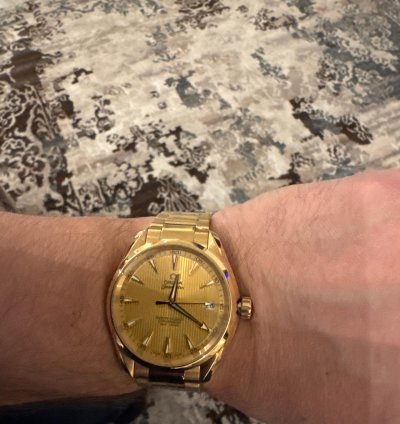 Omega Seamaster Aqua Terra 231 50 42 21 08 00 Automatic 2021 Yellow Gold Very Good