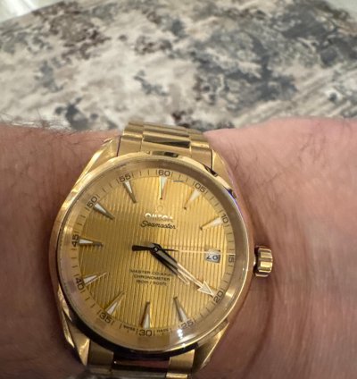 Omega Seamaster Aqua Terra 231 50 42 21 08 00 Automatic 2021 Yellow Gold Very Good