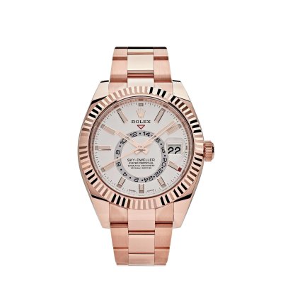 Rolex Sky-dweller 326935 Rose Gold White Dial
