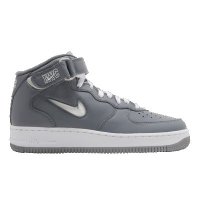 Air Force 1 Mid Jewel Qs Nyc - Cool Grey