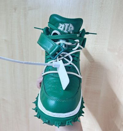 Air Force 1 Mid Nike Off White Pine Green