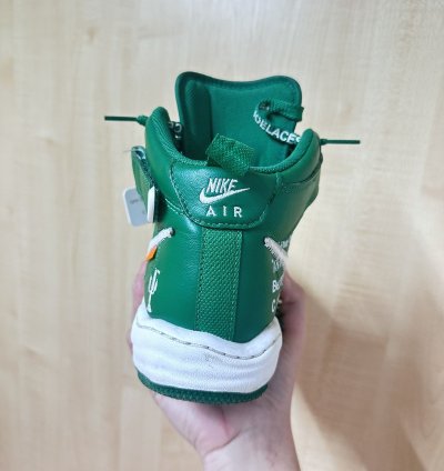 Air Force 1 Mid Nike Off White Pine Green