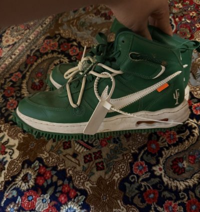 Air Force 1 Mid Off White Pine Green