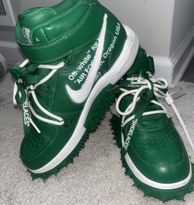 Air Force 1 Mid Pine Green