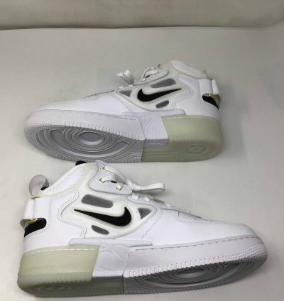 Air Force 1 Mid React 40th Anniversary - White Black