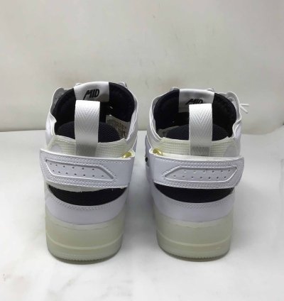 Air Force 1 Mid React 40th Anniversary - White Black