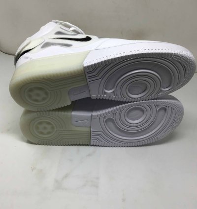 Air Force 1 Mid React 40th Anniversary - White Black