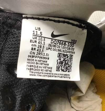 Air Force 1 Mid React 40th Anniversary - White Black