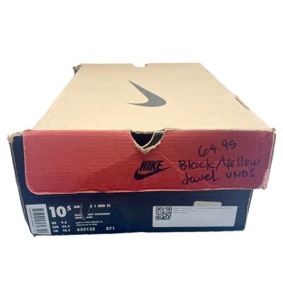 Air Force 1 Mid Sc Jewel 1998 Black Goldenrod