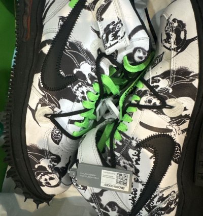 Air Force 1 Mid Sp Lthr Grim Reaper