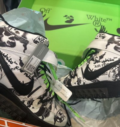 Air Force 1 Mid Sp Lthr Grim Reaper