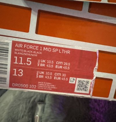 Air Force 1 Mid Sp Lthr Grim Reaper