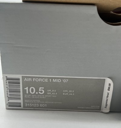 Air Force 1 Mid Sport Red