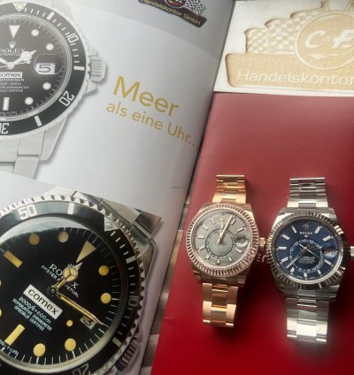 Rolex Sky-dweller 326935 Sky-dweller Rose Zb Rhodium Stickers Neu Lc 100 Juli 2022 Box Papiere