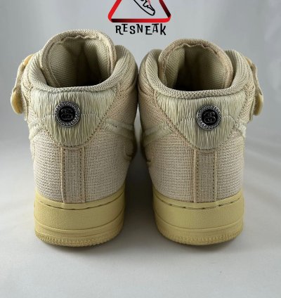 Air Force 1 Mid Stussy Fossil