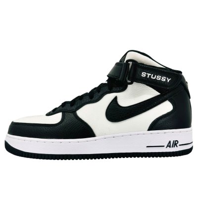 Air Force 1 Mid Stussy Grey Black