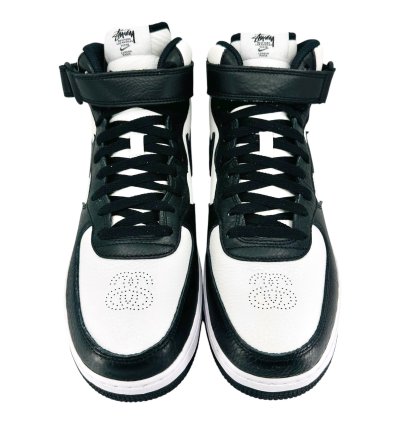 Air Force 1 Mid Stussy Grey Black