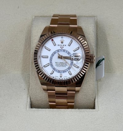 Rolex Sky-dweller 326935 White Dial Everose Oyster 2021