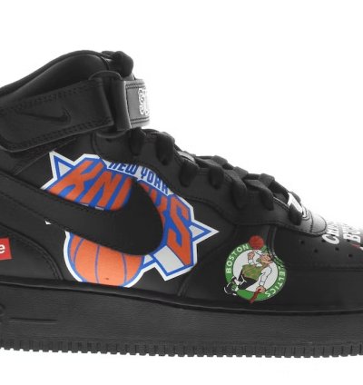 Air Force 1 Mid Supreme Nba Black