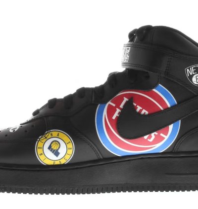 Air Force 1 Mid Supreme Nba Black