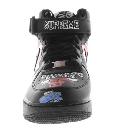 Air Force 1 Mid Supreme Nba Black