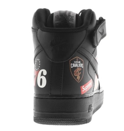 Air Force 1 Mid Supreme Nba Black