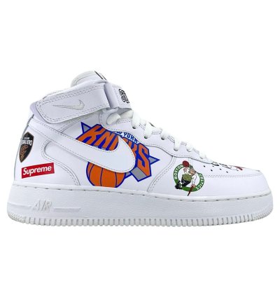Air Force 1 Mid Supreme Nba White