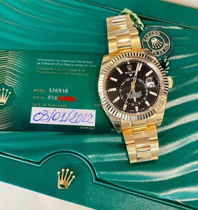 Rolex Sky-dweller 326938 - New 2022 - Mai Indossato