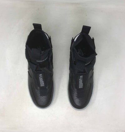 Air Force 1 Mid Utility Black Half Blue