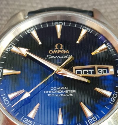 Omega Seamaster Aqua Terra Annual Calendar Oro Blanco Ed Lim