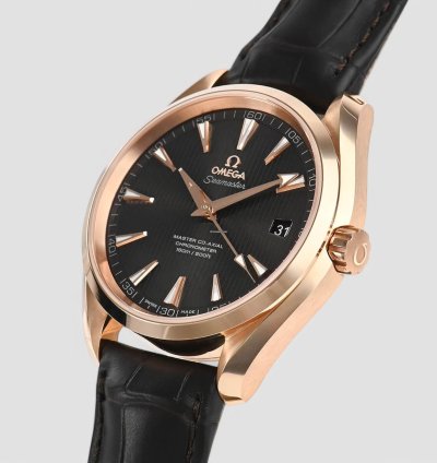 Omega Seamaster Aqua Terra Brown Dial Rose Gold 42mm