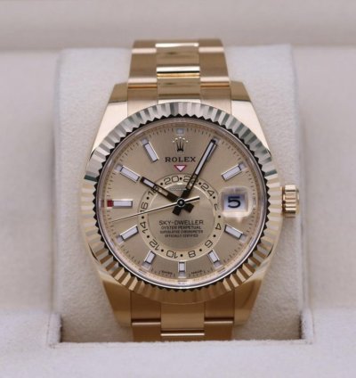 Rolex Sky-dweller 326938 Champagne 2023 Neu
