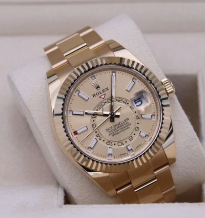 Rolex Sky-dweller 326938 Champagne 2023 Neu