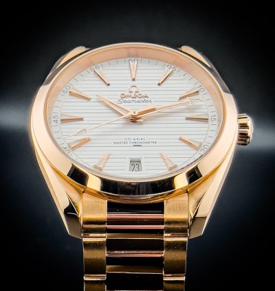 Omega Seamaster Aqua Terra Co-axial Master Chronometer Rose Gold