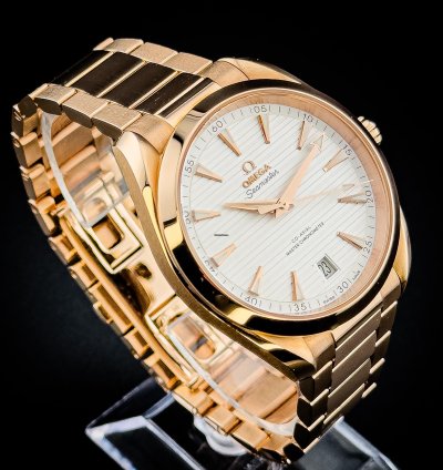 Omega Seamaster Aqua Terra Co-axial Master Chronometer Rose Gold