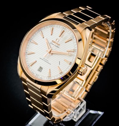 Omega Seamaster Aqua Terra Co-axial Master Chronometer Rose Gold