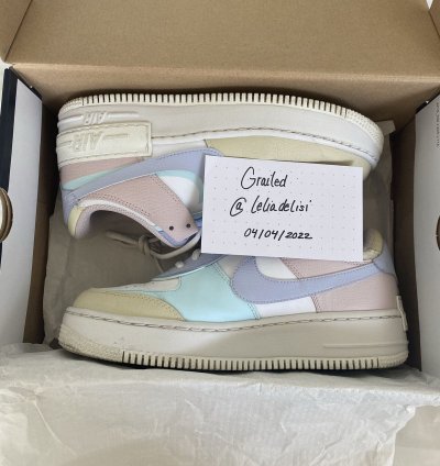 Air Force 1 Shadow White Glacier