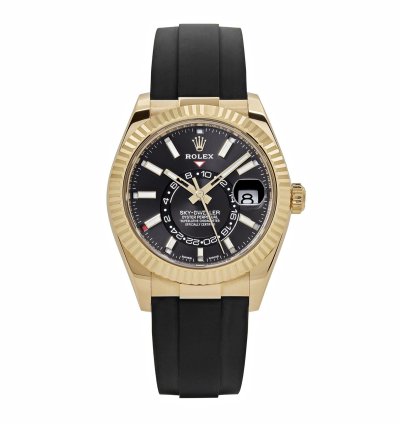 Rolex Sky-dweller 336238 Yellow Gold Bright Black Dial 2024