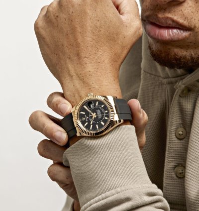 Rolex Sky-dweller 336238 Yellow Gold Bright Black Dial 2024