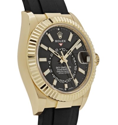 Rolex Sky-dweller 336238 Yellow Gold Bright Black Dial 2024