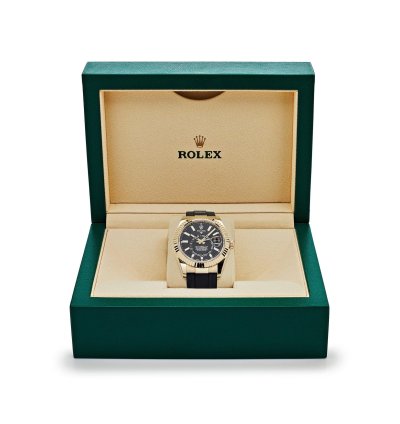 Rolex Sky-dweller 336238 Yellow Gold Bright Black Dial 2024