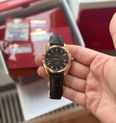 Omega Seamaster Aqua Terra Full Set With Boxes And Cards Great Condition