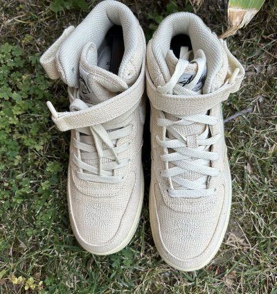 Air Force 1 Stussy Mid Tan Size 6 Men 7 5 Women