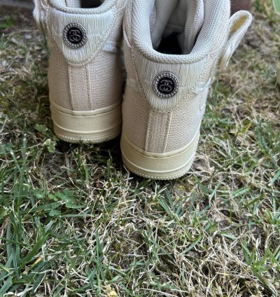 Air Force 1 Stussy Mid Tan Size 6 Men 7 5 Women