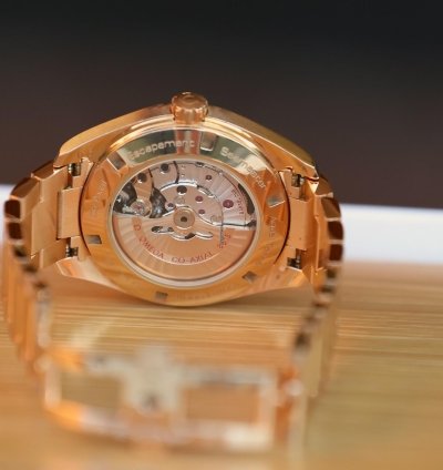 Omega Seamaster Aqua Terra Gmt Omega Seamaster 150 18k Full Rose Gold 43mm Gmt Automatic